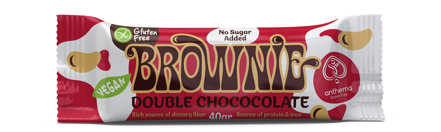 Brownie Double Chocolate & Hazelnut 40γρ