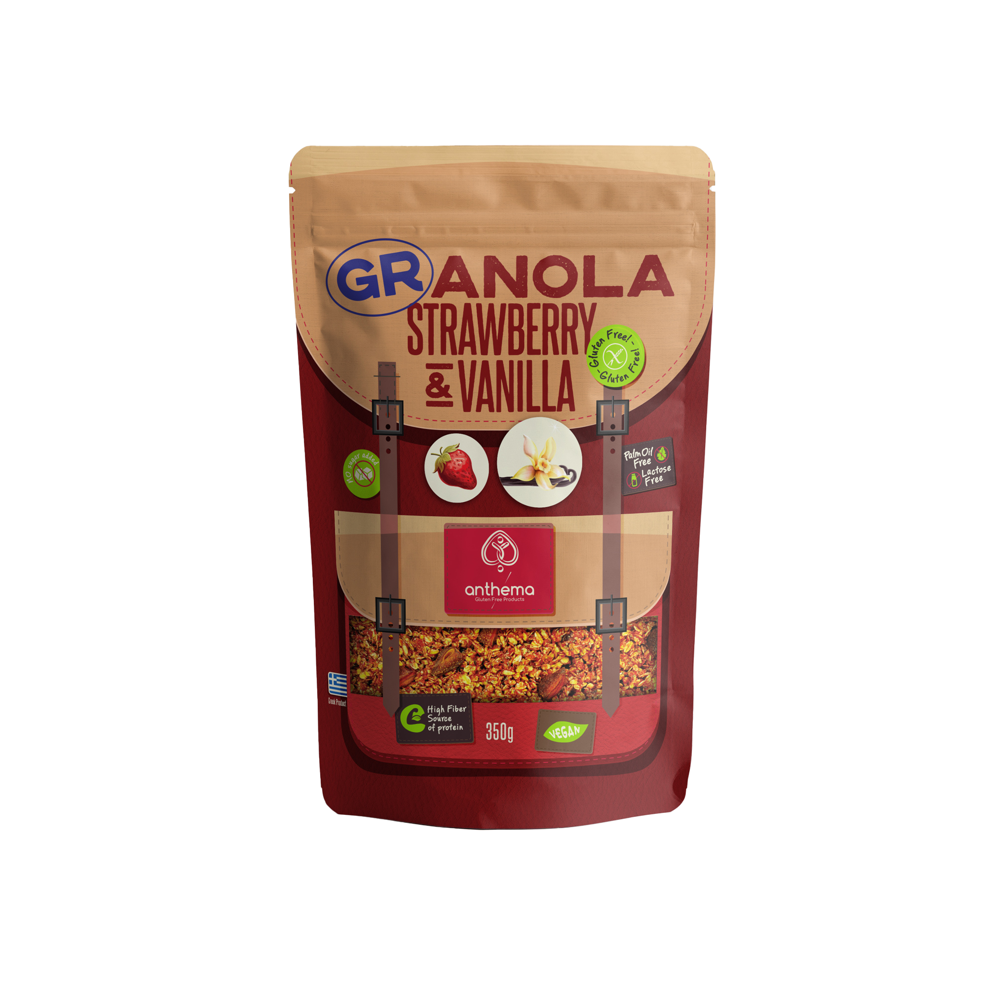 Granola Φράουλα & Βανίλια 350gr
