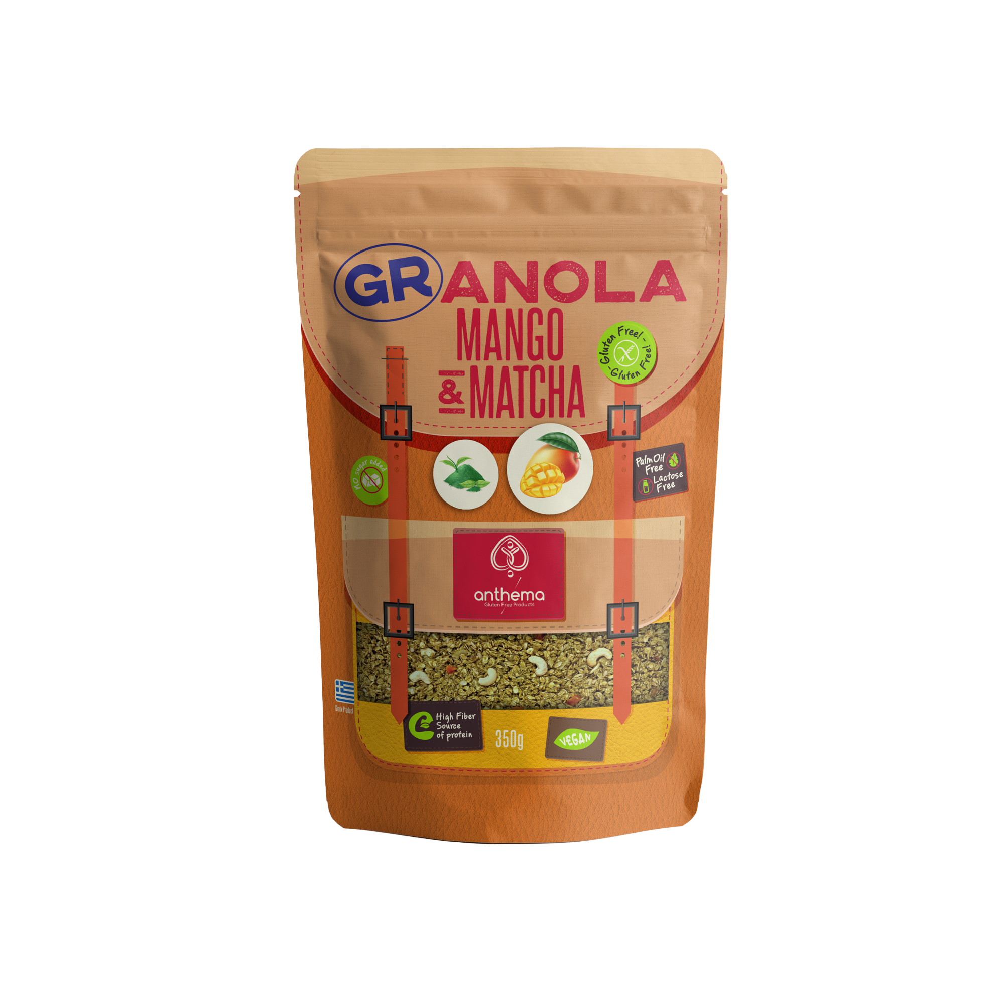 Granola Mάνγκο & Matcha 350gr