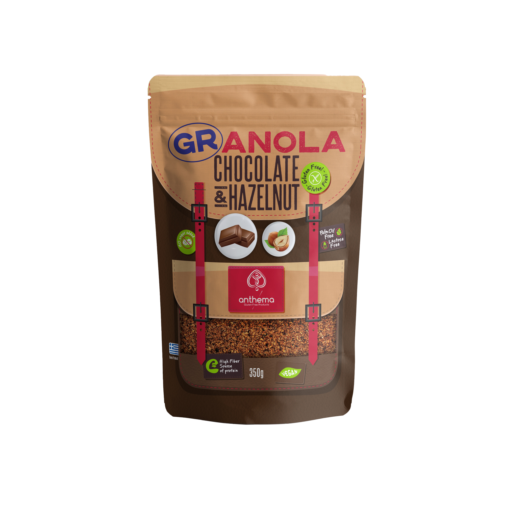 Granola με Σοκολάτα & Φουντούκι 350gr