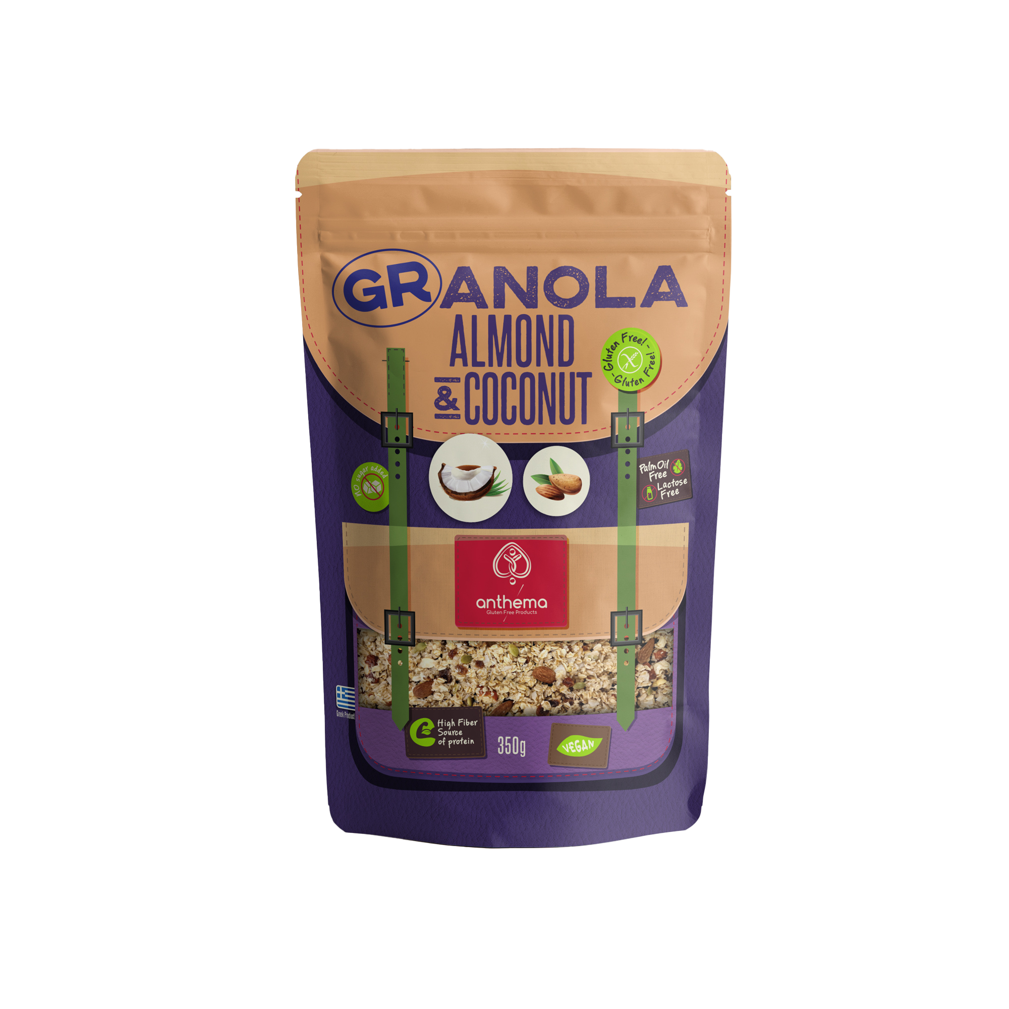 Granola Αμύγδαλο & Καρύδα 350gr